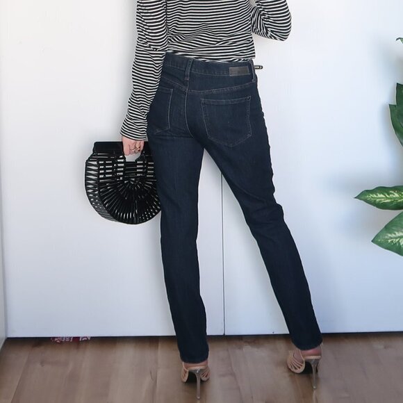 DKNY Slim Fit Skinny Dark Blue Jeans - Picture 2 of 12